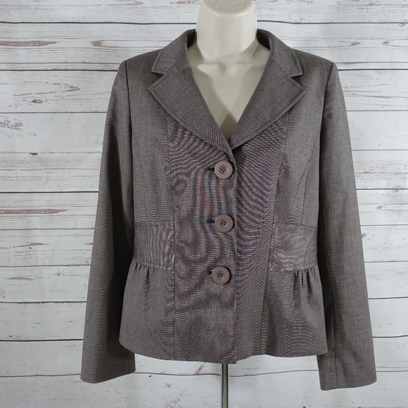 Halogen Brown Lined Blazer - Picture 1 of 7